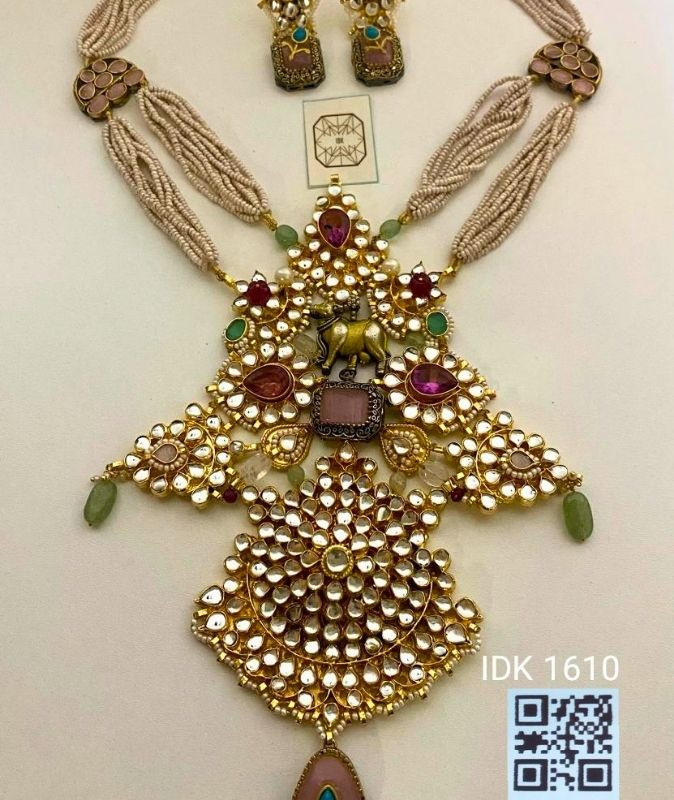 Vanshika Heritage Kundan Statement Necklace Set