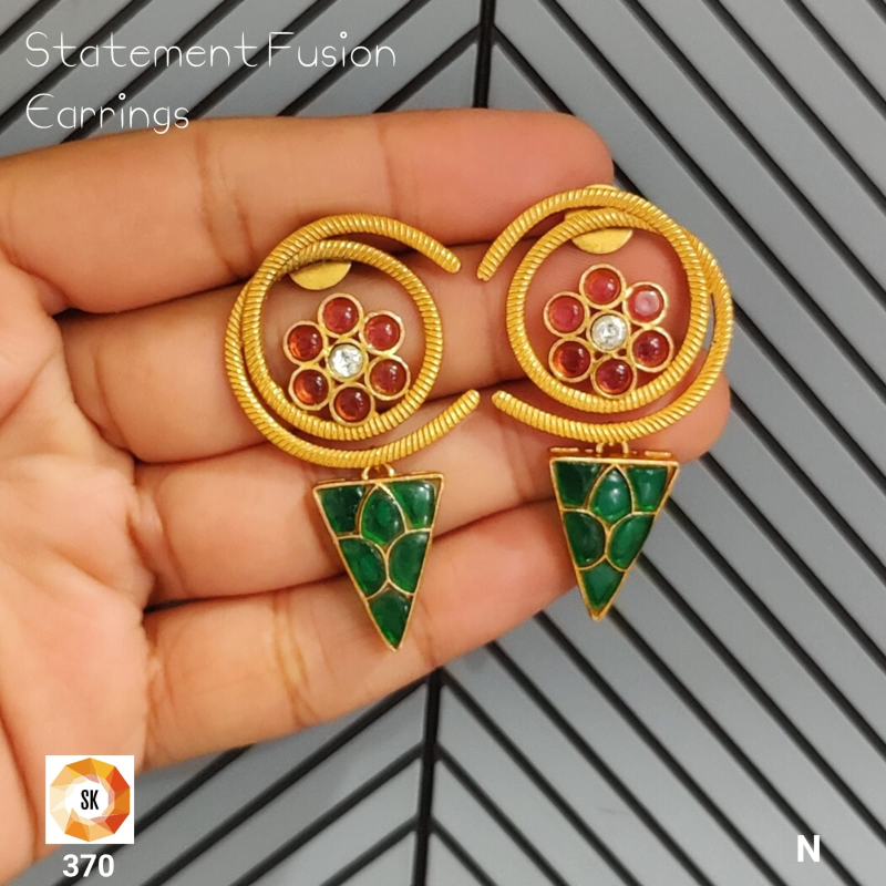 Aranya Chakra Fusion Earrings