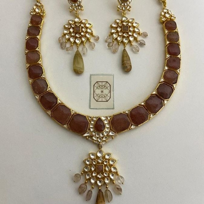 Navratna Statement Necklace Set